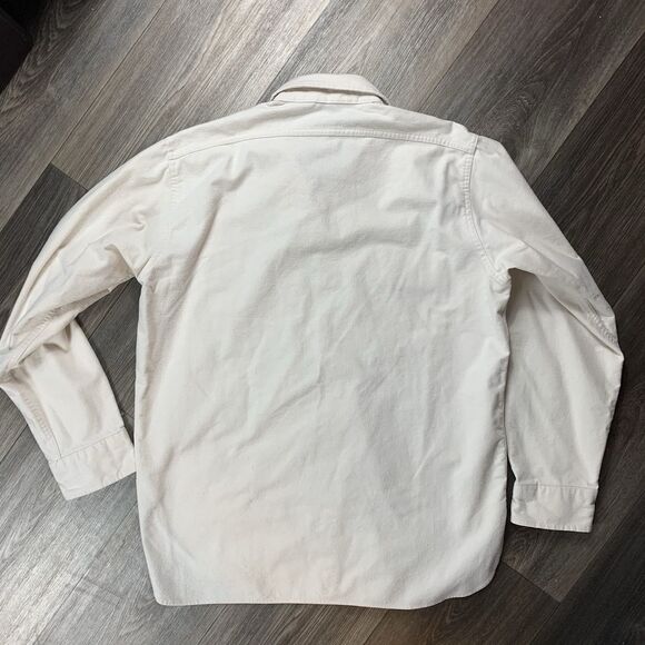 Vintage Woolrich Chamois Button Up Shirt Size L Shacket Outdoor - Picture 6 of 6